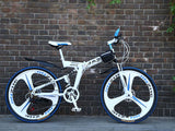 New folding mountain bike Suitable for adults 26 inch mountain bike 21 speed  Folding mountain bicycle double disc brake bike easy-smart-way.myshopify.com