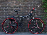 New folding mountain bike Suitable for adults 26 inch mountain bike 21 speed  Folding mountain bicycle double disc brake bike easy-smart-way.myshopify.com