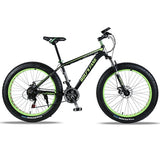 wolf's fang bicycle Mountain Bike 7/21speed 26"X 4.0" fat bike road bikes  Mechanical Disc Brake Spring Fork Alloy wheels bike easy-smart-way.myshopify.com