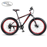 wolf's fang Bicycle 7/21/24 Speed Mountain Bike 26*4.0 Fat bike bicicleta  mtb  Road Folding bike Men Women free shipping easy-smart-way.myshopify.com