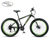 wolf's fang Bicycle 7/21/24 Speed Mountain Bike 26*4.0 Fat bike bicicleta  mtb  Road Folding bike Men Women free shipping easy-smart-way.myshopify.com