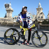 KUBEEN mountain bike 26-inch steel 21-speed bicycles dual disc brakes variable speed road bikes racing bicycle BMX Bike easy-smart-way.myshopify.com
