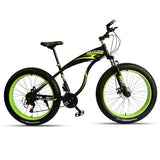 wolf's fang bicycle Mountain bike Fat Bike 21 speed road bikes Man Aluminum Alloy Front and Rear Mechanical Disc Brake easy-smart-way.myshopify.com