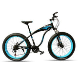 wolf's fang Mountain Bike bicycle fat bike 21 speed Aluminum alloy frame 26 inch  road Snow bikes Man Free shipping easy-smart-way.myshopify.com