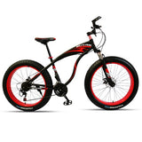 wolf's fang Mountain Bike bicycle fat bike 21 speed Aluminum alloy frame 26 inch  road Snow bikes Man Free shipping easy-smart-way.myshopify.com