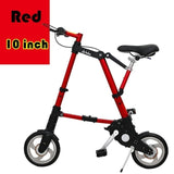 City Elf Bike 8 / 10 Inch Aluminum Alloy Ultra Light Mini Folding Bicycle Shopping Subway Travel Portable Pocket Unisex Cyclling easy-smart-way.myshopify.com