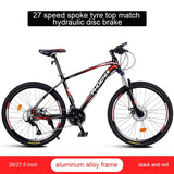 Phoenix 26''27.5''Student off-road Cycling Bike Mountain Bike 27 Speed Mens Women Steel Bicycle MTB Suspension Fork Bicycle easy-smart-way.myshopify.com