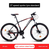 Phoenix 26''27.5''Student off-road Cycling Bike Mountain Bike 27 Speed Mens Women Steel Bicycle MTB Suspension Fork Bicycle easy-smart-way.myshopify.com