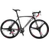 EUROBIKE Road Bike 21 Speed 700C Bicycle Dual Disc Brake Frame Size 49cm 3-Spoke Bike easy-smart-way.myshopify.com