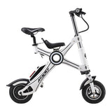 10-inch folding electric bicycle aluminum alloy chainless electric bike light and fast folding ebike with child seat easy-smart-way.myshopify.com