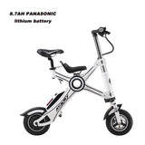 10-inch folding electric bicycle aluminum alloy chainless electric bike light and fast folding ebike with child seat easy-smart-way.myshopify.com