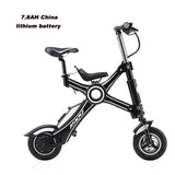 10-inch folding electric bicycle aluminum alloy chainless electric bike light and fast folding ebike with child seat easy-smart-way.myshopify.com