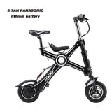 10-inch folding electric bicycle aluminum alloy chainless electric bike light and fast folding ebike with child seat easy-smart-way.myshopify.com