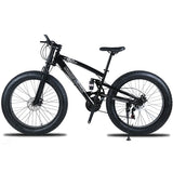 Running Leopard 7/21/24 Speed 26x4.0 Fat bike Mountain Bike Snow Bicycle Shock Suspension Fork Free delivery Russia bicycle easy-smart-way.myshopify.com
