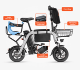 Discover the perfect Mini ebike for city life: the MIHOGO Mini. Ultra-lightweight, foldable, and versatile, it's your ideal companion for commuting, shopping, and fun. Explore now.