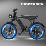 20inch 48V Fat Tire Electric Bicycle Adult foldable Snow E Bike