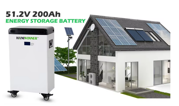 Custom Deep Cycle 20Kwh 10Kwh 51.2V 200Ah Lifepo4 Mobile Home Solar Energy Battery Storage Cabinet Household Lithium Battery