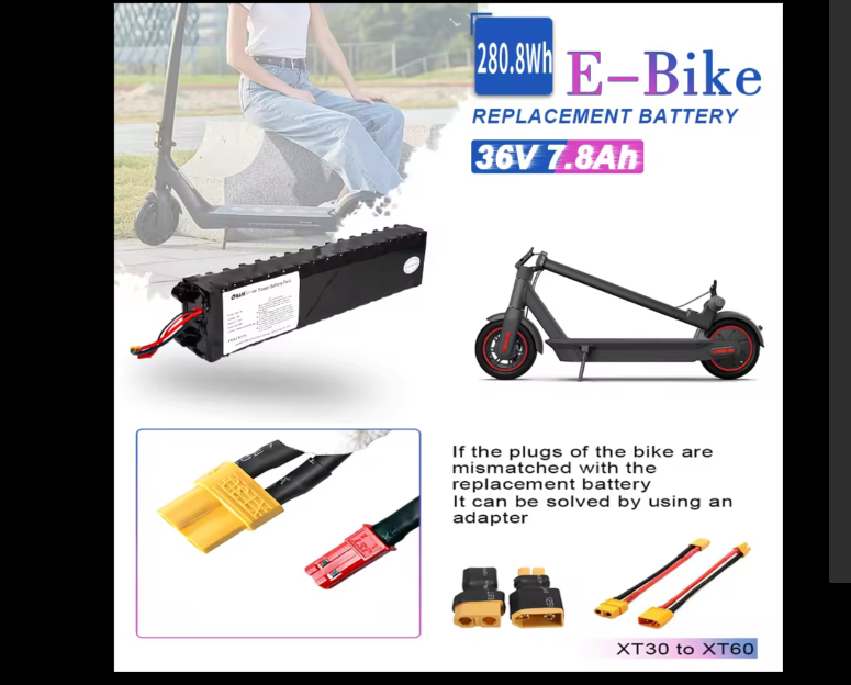China Factory Custom 36V 7800Mah E Bike Scooter Battery Lithium Ion Ba ...