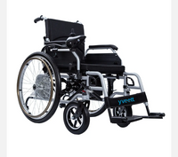 Adjustable Armtest Footrest Carbon Steel Frame 4x4 All Terrain Electric Wheelchairs Handicapped Hospital Fixation