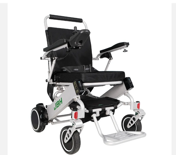 Multifunction Lightweight batteries Aluminum electric Wheelchair with 24v Brushless Motor