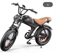 Emoko C93 Ebike 48v 20 inch fat tire 1000w motor 20ah dual suspension brake offroad electric bike for adults