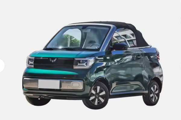 WULING 100km/h speed mini convertible electric car beautiful mini EV with 4 seats