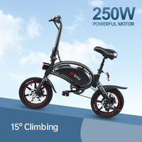 Smart Electric Bike - 14 Inch Mini Folding E-Bike with Intelligent Sensing System and Powerful Motor for Urban Commutes and Leisurely Rides