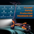 TOURSOR X5 52V 5000W Dual Motor Off Road Tire Electric Scooter 11inch off road tire
