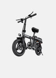 ENGWE T14 Blue electric bike 350W Aluminum Alloy Electric Folding Bike 25KM/H Portable and Foldable E-Bike for Easy Commuting and Travel