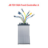 JB FOC Sine Wave 72V 50A Electric Scooter Controller for 6000w - 8000W 10000W 12000w e scooter QS-S4 Display PCB Big Screen Accelerator