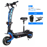 FLJ Upgraded SK3-3 72V 7000W 11inch TOP Electric Scooter with 60MPH speed electric E Scooter
