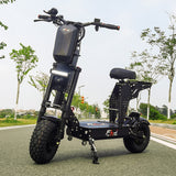 FLJ K14 14inch 8000W Fat wheels skateboard electric scoote with Short Handle fast speed 58MPH