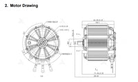 Powerful Motor Kit SIA155-64 29kW Peak PMSM Hairpin Motor with ND96850B Encoder Controller For High Power E-Motorcycle