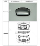 EM200-2sp CAN Controller with large Heat Sink with Adjustable DKD LCD-M LIN CAN-BUS communication optional LCD Speedometer