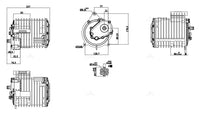 US Warehouse! QS138 V3 70H 72V 100kmph Mid Drive Motor with 1:2.35 gearbox for Electric ATV Dirtbike Motorcycle