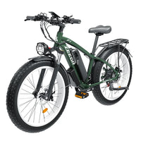 Zeegr Fl 1000W Electric Bike All-TerrainFat Tire E-Bike 26" 1000W 48V22.4AH  Brushless Motor 55km/h Max Speed Battery E-BIKE Ele