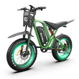 US/AU Local Delivery 1500W Electric Bike Bluvall R700 1500W 52V Long Range All-Terrain eBike For Outdoor Play 52V 25AH Long Range 35MPH 20" Fat Tire Waterproof All-Terrain E-Bike for Road Snow Beach