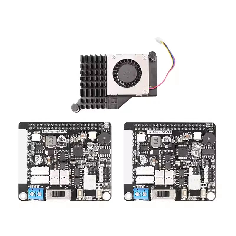Hiwonder Smart Car Robot Arm Upgrade Package for Raspberry Pi 5 Active Heat Sink 4B Expansion Board Servo Motor Drive