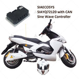 SIAECOSYS SIAYQ72120 with CAN Programmable Electric Motorcycle Controller 72V 120A for High Power Motor