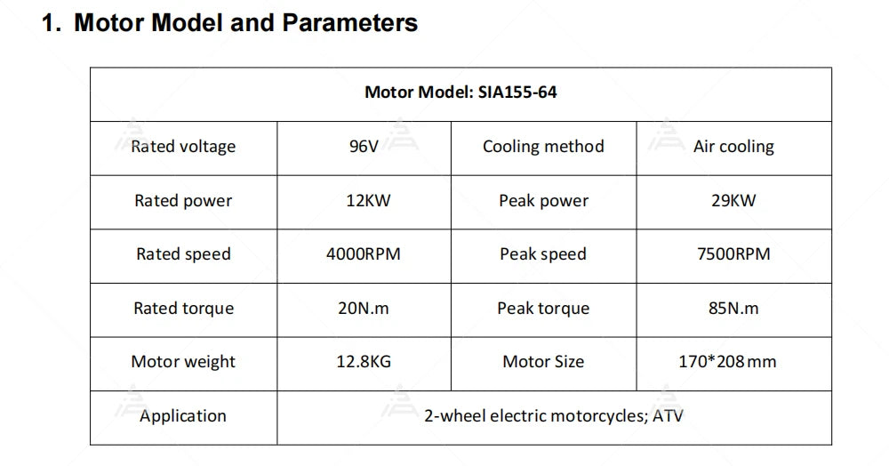 SiAECOSYS New Arrival SIA155-64 Peak 29kW PMSM Hairpin Motor Similar Technology with Tesla High Quality Assurance Hairpin Motor