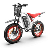 US/AU Local Delivery 1500W Electric Bike Bluvall R700 1500W 52V Long Range All-Terrain eBike For Outdoor Play 52V 25AH Long Range 35MPH 20" Fat Tire Waterproof All-Terrain E-Bike for Road Snow Beach