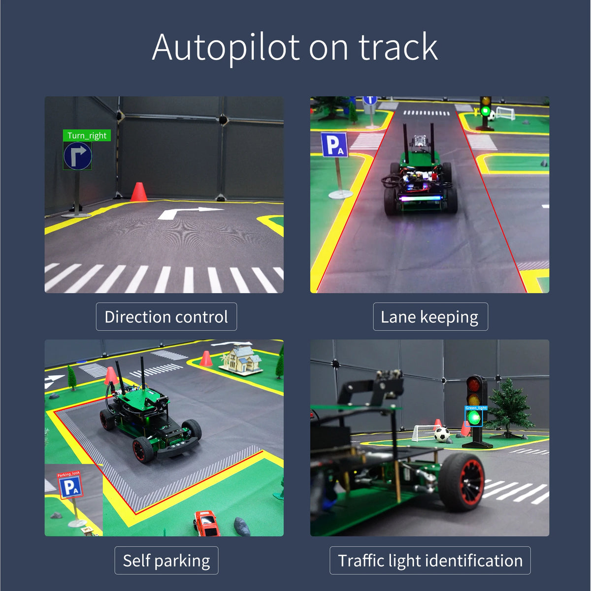 Yahboom Ackerman Structure R2L ROS Robot Car Python Coding for Jetson NANO 4GB Support Model Training Autopilot