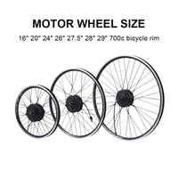 EU Stock WATERPROOF Front motor wheel 36v 250w ebike kit electric bicycle bike conversion kit with 36v 13ah lithum battery