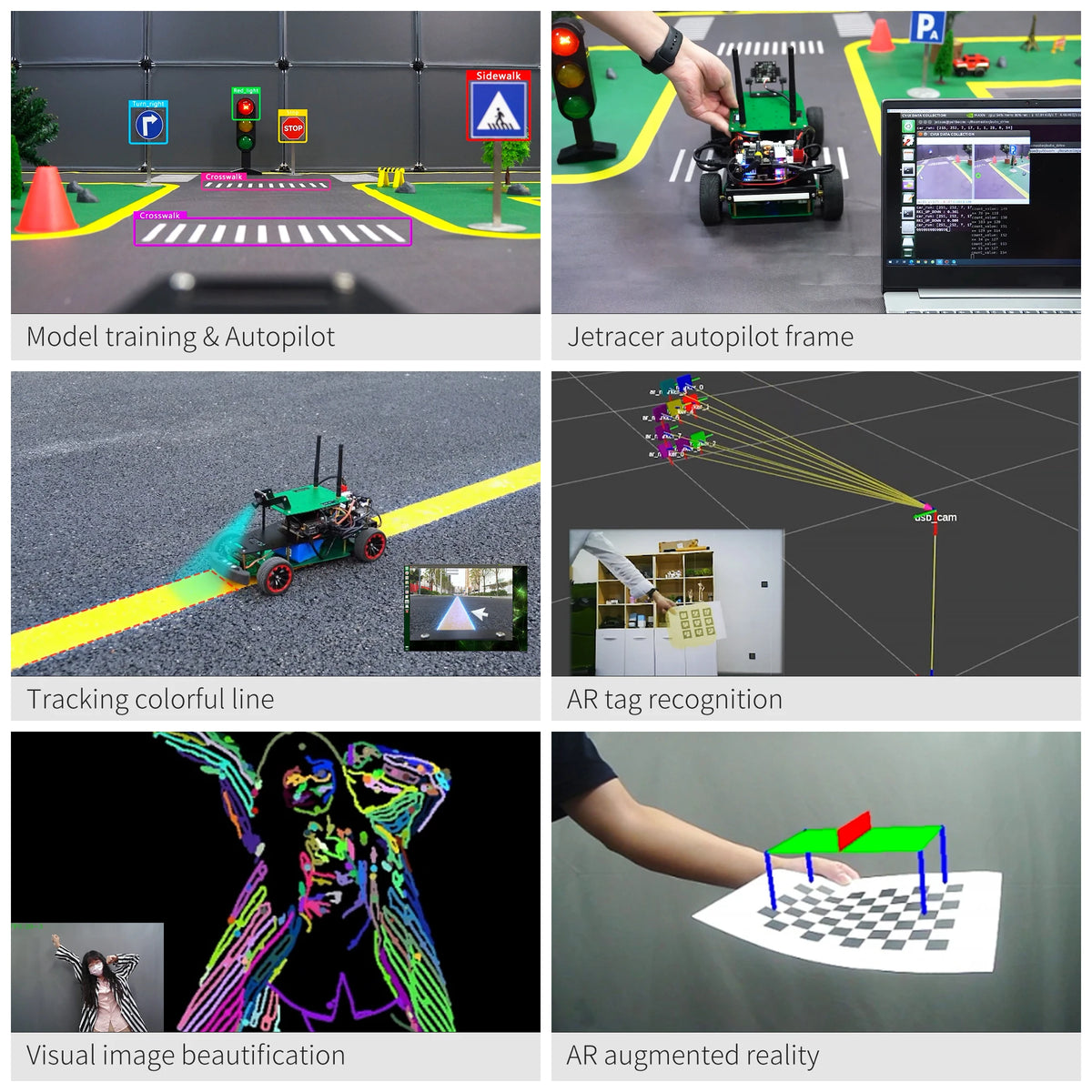 Yahboom Ackerman Structure R2L ROS Robot Car Python Coding for Jetson NANO 4GB Support Model Training Autopilot