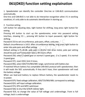 EM200-2sp CAN Controller with large Heat Sink with Adjustable DKD LCD-M LIN CAN-BUS communication optional LCD Speedometer