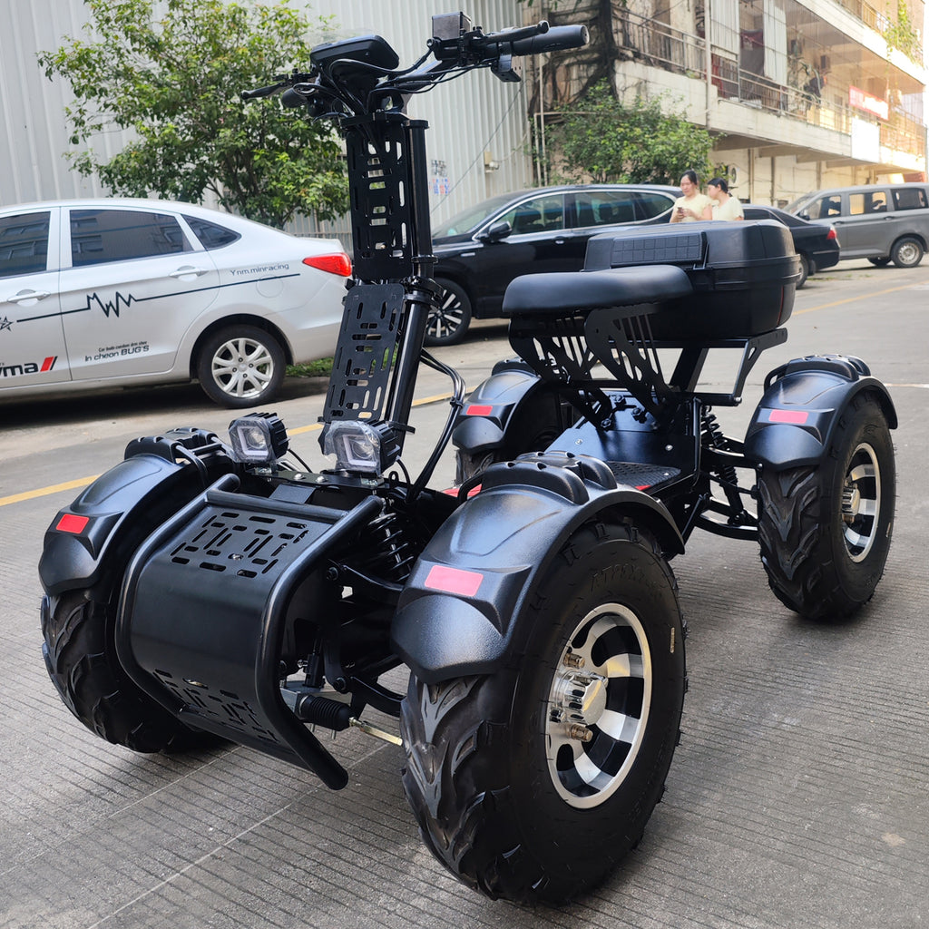 Four Engines 10000W Four-wheel drive Off Road Fat Tire ATV Electric Scooter