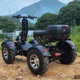 Four Engines 10000W Four-wheel drive Off Road Fat Tire ATV Electric Scooter
