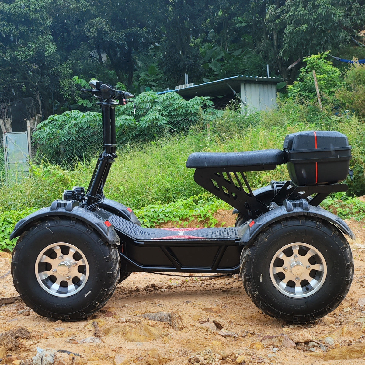 Four Engines 10000W Four-wheel drive Off Road Fat Tire ATV Electric Scooter