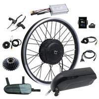 30-45km/h 48v 500w-750w electric bike conversion kit with 48v 16ah ebike lithium battery pack 50-70km range