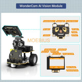 Hiwonder AI Vision Robot Nexbit micro:bit V2 Programming Educational Robot Support WonderCam Smart Vision Module